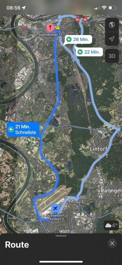 *City, Naehe Hbf, Kingsizebetten, Fitnessecke* Duisburg Exteriör bild