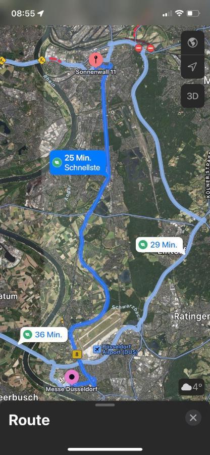 *City, Naehe Hbf, Kingsizebetten, Fitnessecke* Duisburg Exteriör bild
